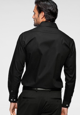 BRUNO BANANI Regular fit Business Shirt in Black