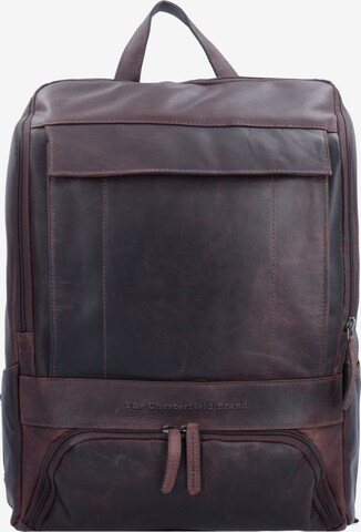 The Chesterfield Brand Backpack 'Rich' in Brown: front