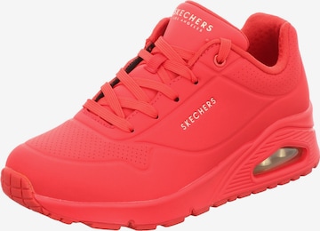 SKECHERS Platform trainers in Red: front