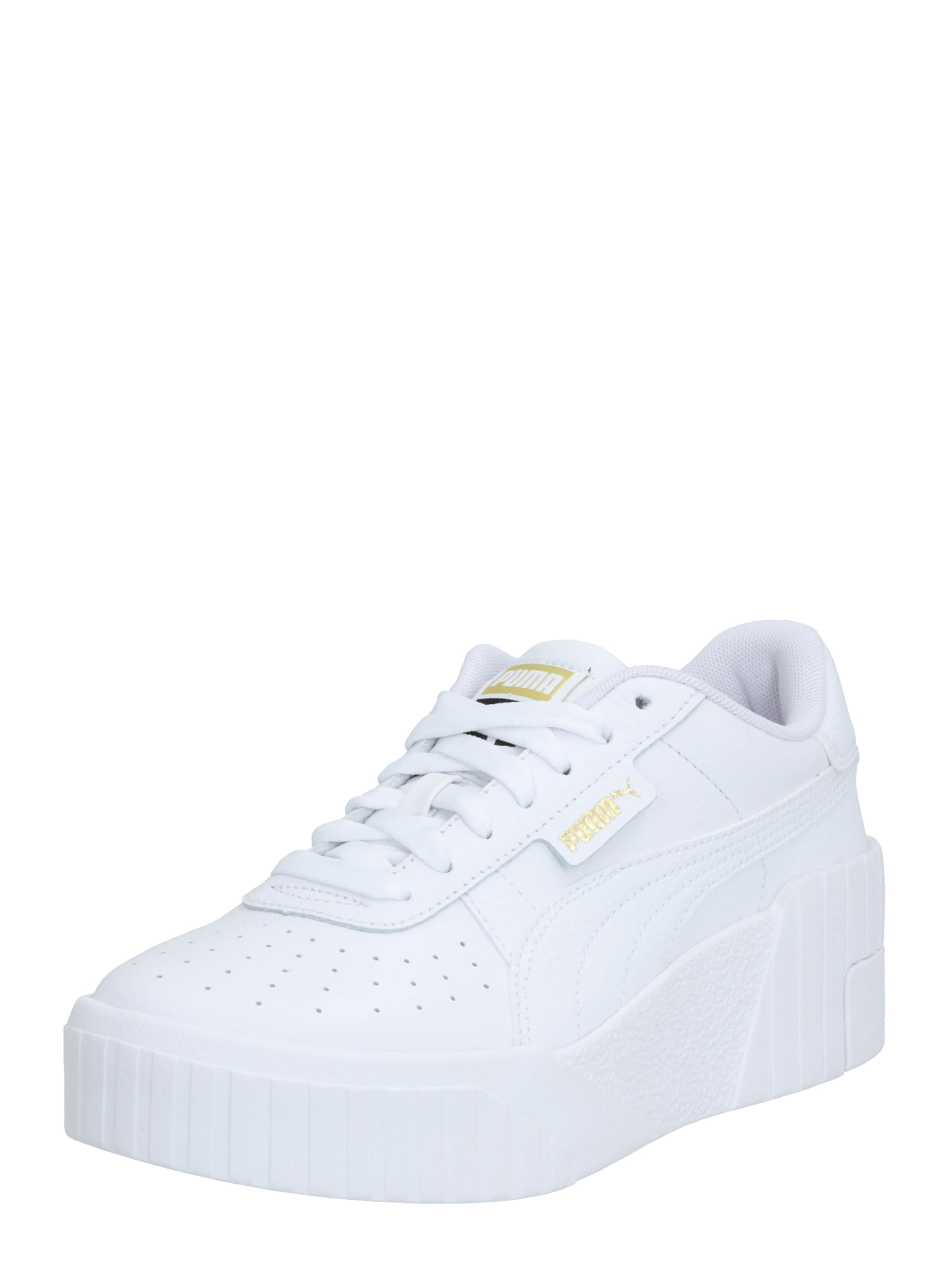 PUMA Σνίκερ χαμηλό 'Cali' σε λευκό: μπροστά