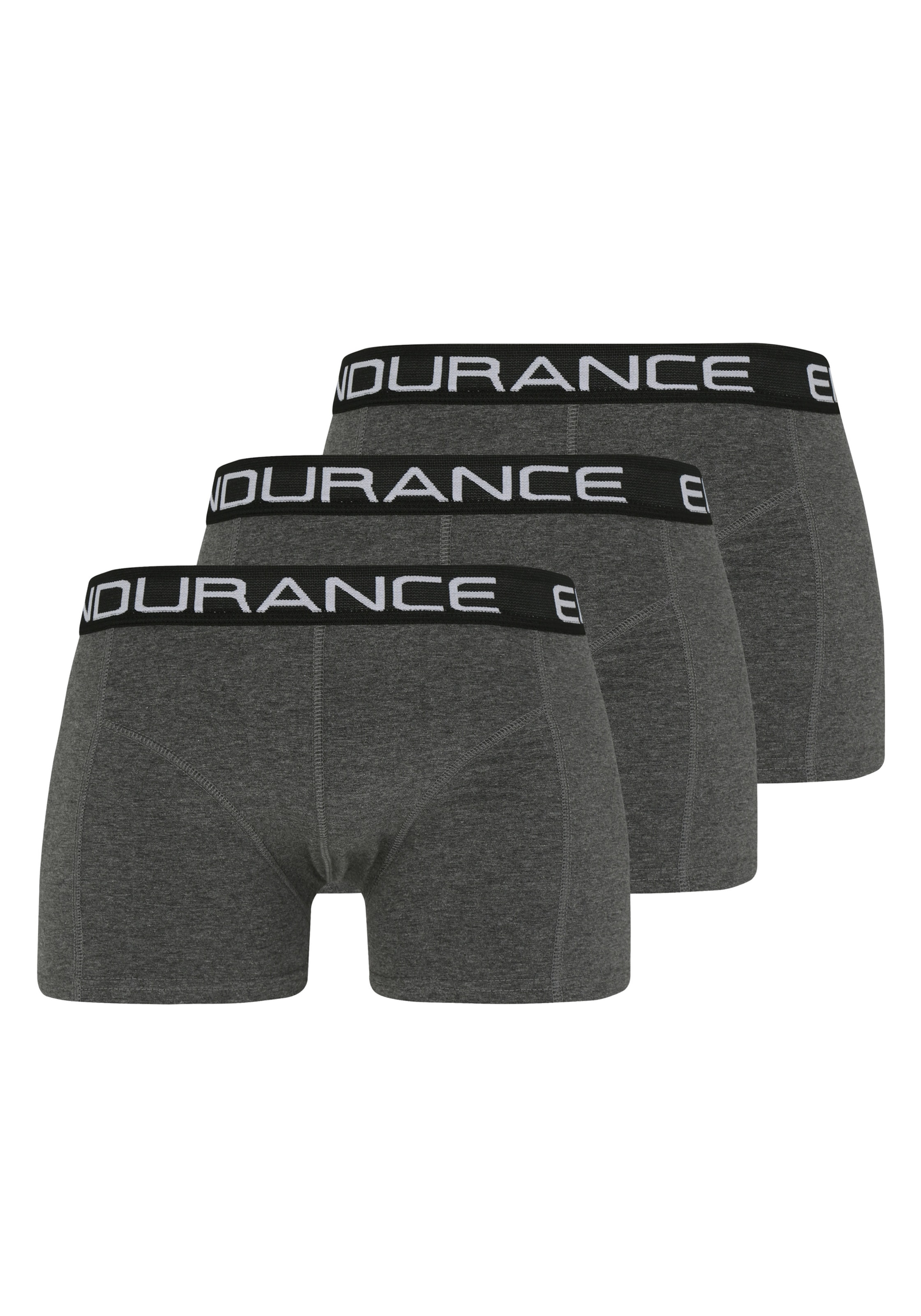 ENDURANCE Trunks 'Burke' in Grau: Vorderseite