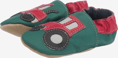 HOBEA-Germany Slippers 'Traktor' in Green / Mixed colors, Item view
