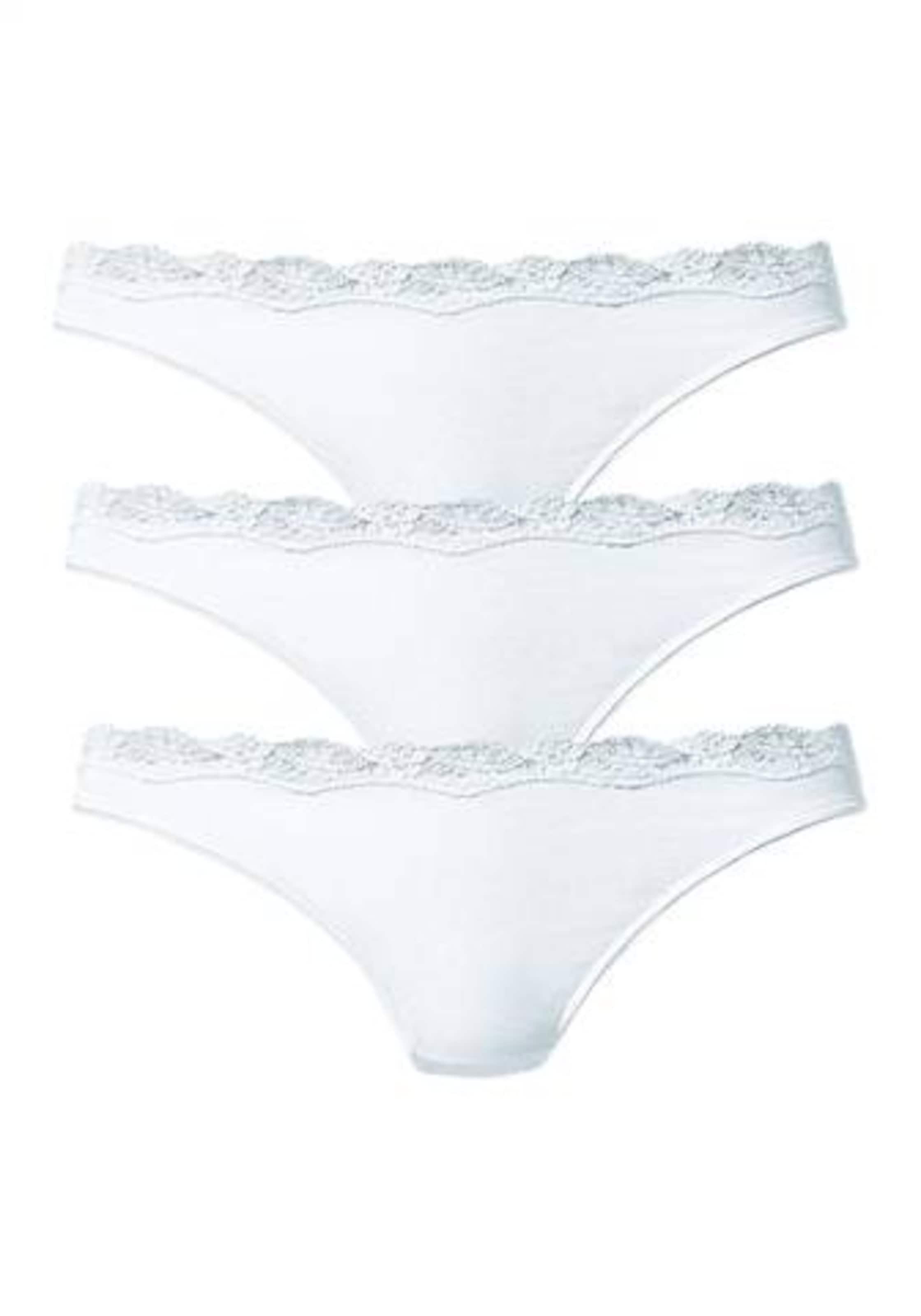 LASCANA Стринг в бяло: отпред