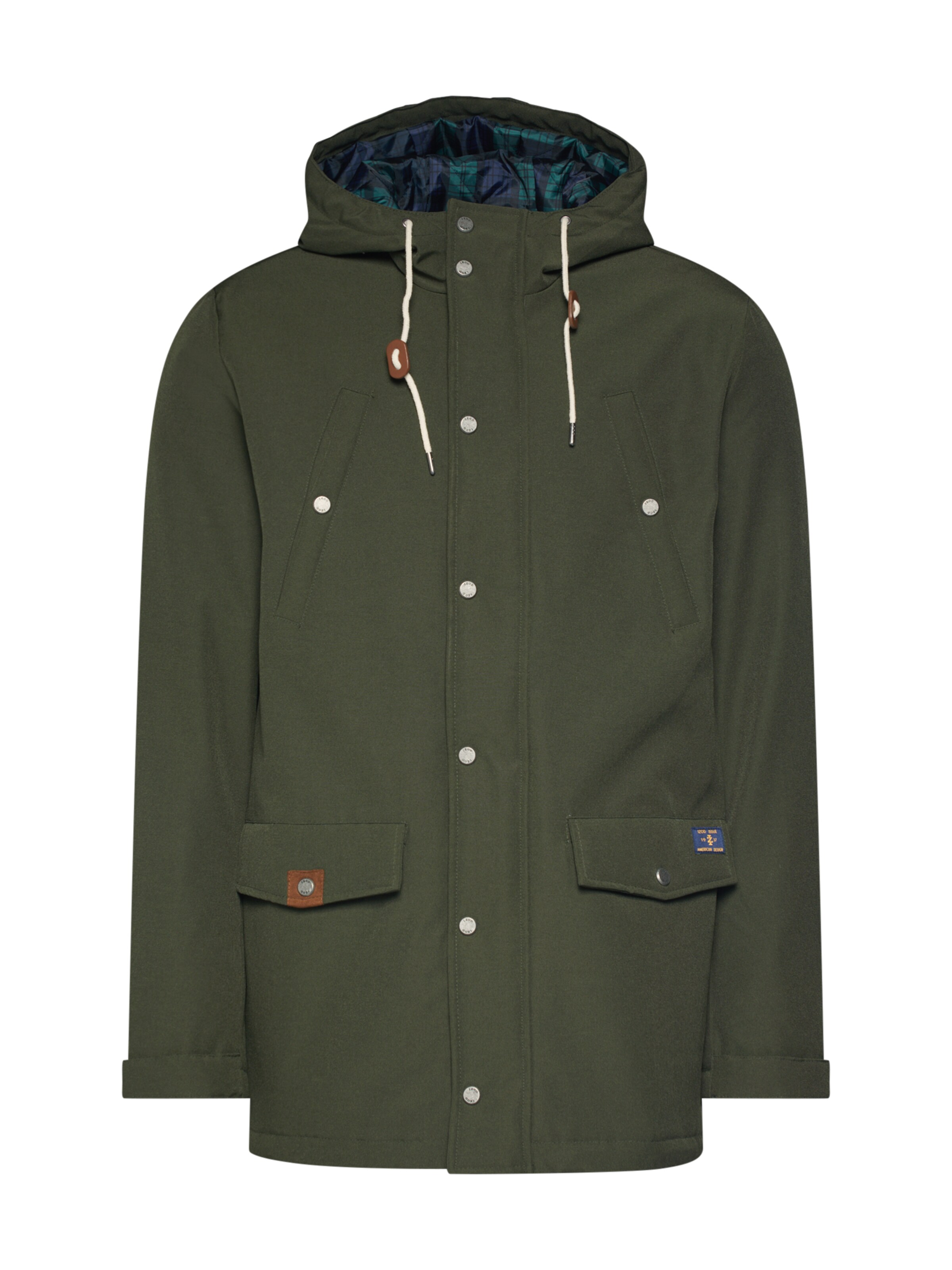 IZOD - Winterparka in de kleur Olijfgroen