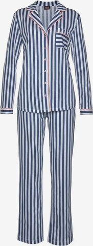 H.I.S H.I.S Pyjama in Blau: predná strana