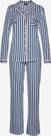 Pijama de la H.I.S pe albastru: față