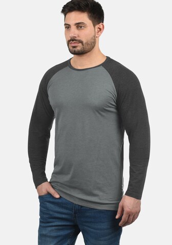 !Solid Shirt 'Bastien' in Grau: Vorderseite