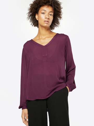 Kaffe Blouse 'Amber' in Rood: voorkant