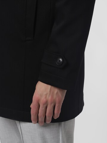 Finshley & Harding Between-Seasons Coat 'Aaron' in Black: front