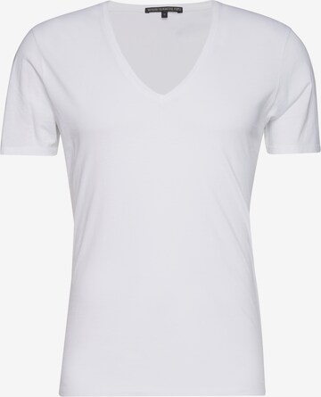 DRYKORN Regular fit T-shirt 'Quentin' i vit: framsida