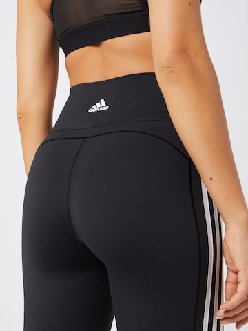 ADIDAS SPORTSWEAR Skinny Sportovní kalhoty – černá