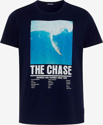 Coupe regular T-Shirt fonctionnel CHIEMSEE en bleu : devant