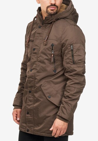 Parka d’hiver 'Bardsley' INDICODE JEANS en marron