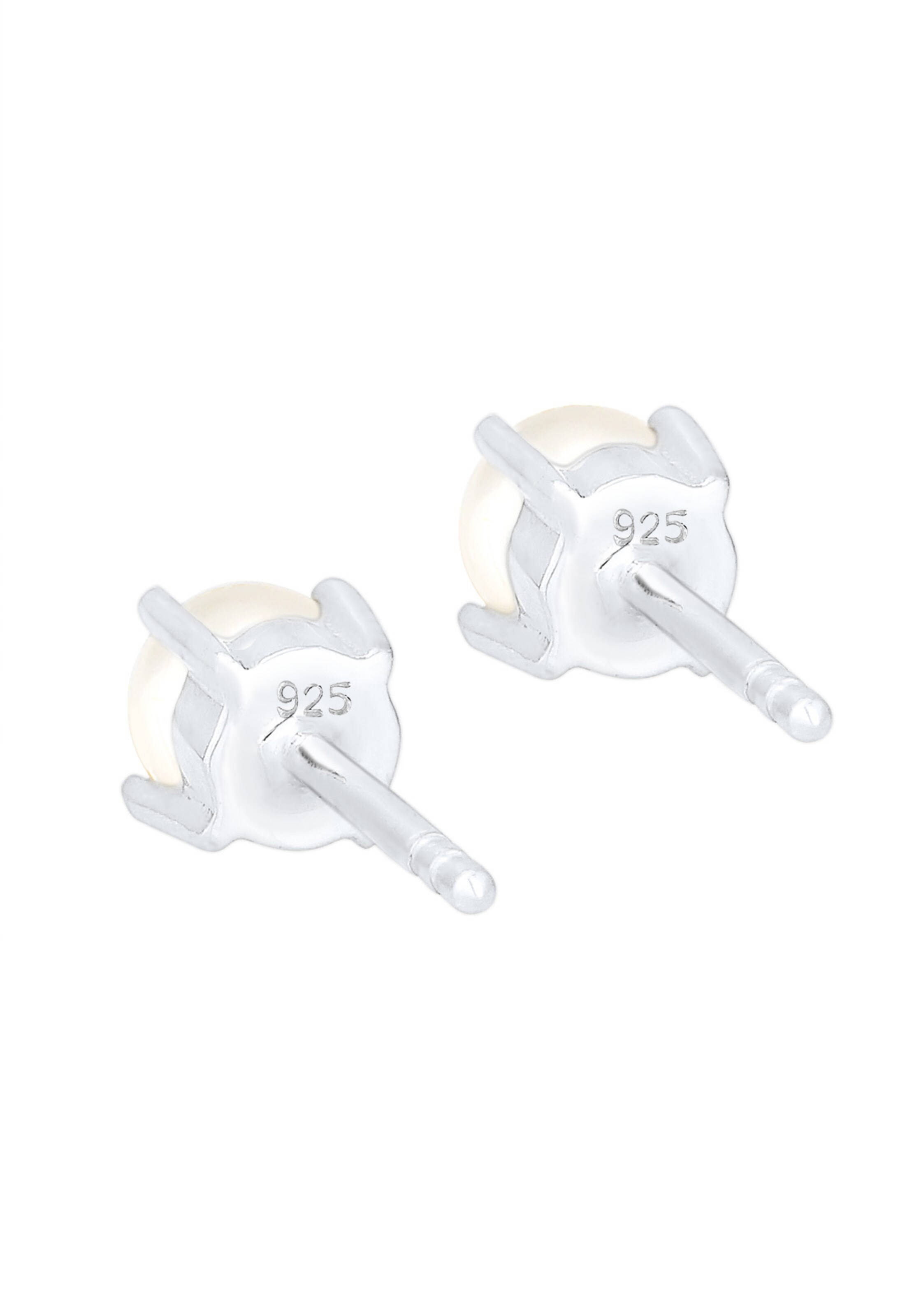 ELLI Oorbellen 'Perle' in Zilver