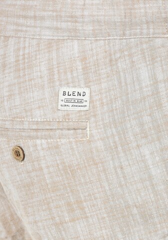 BLEND - Regular Calças 'Bones' em bege