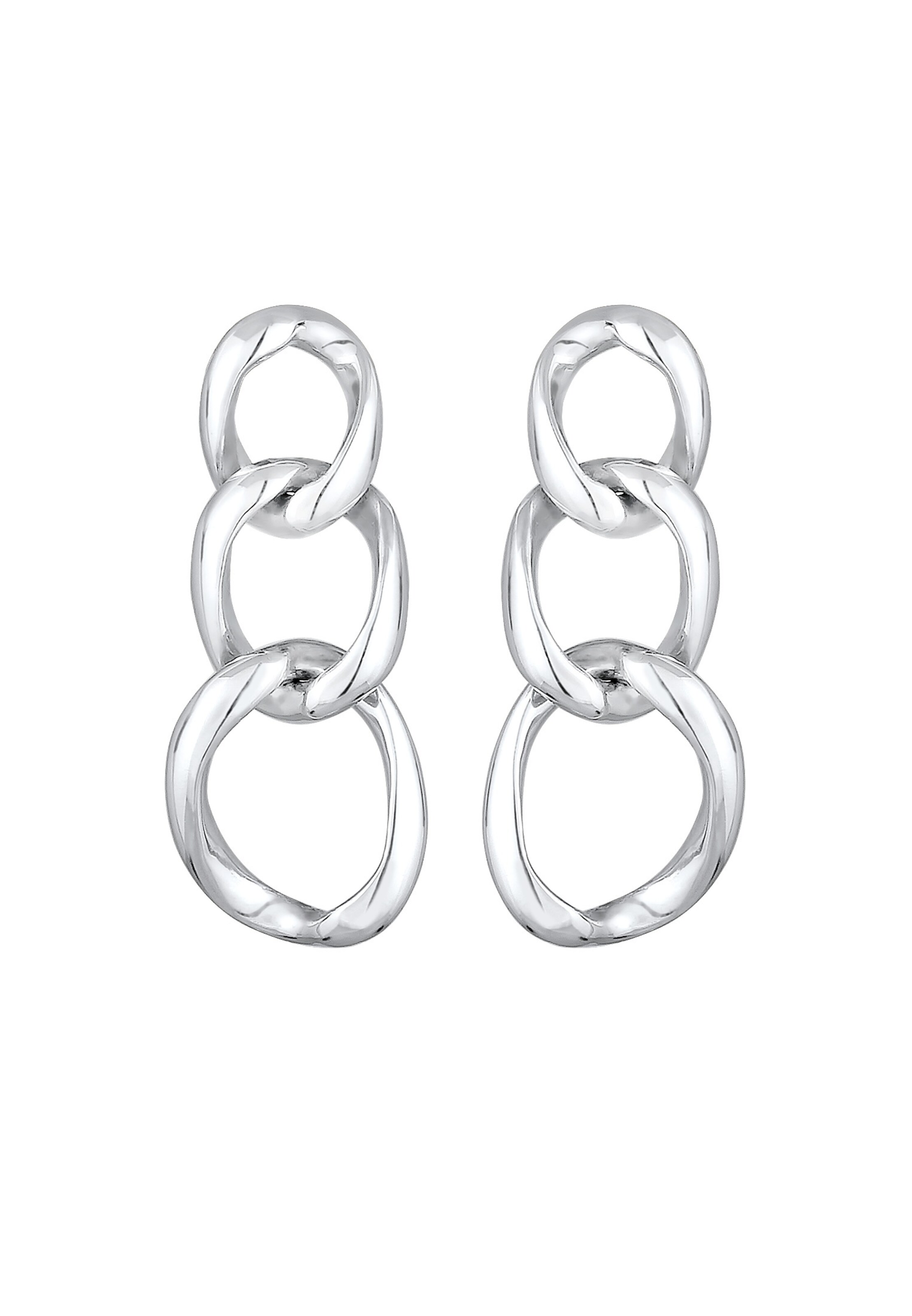 Boucles d'oreilles 'Geo' ELLI en argent