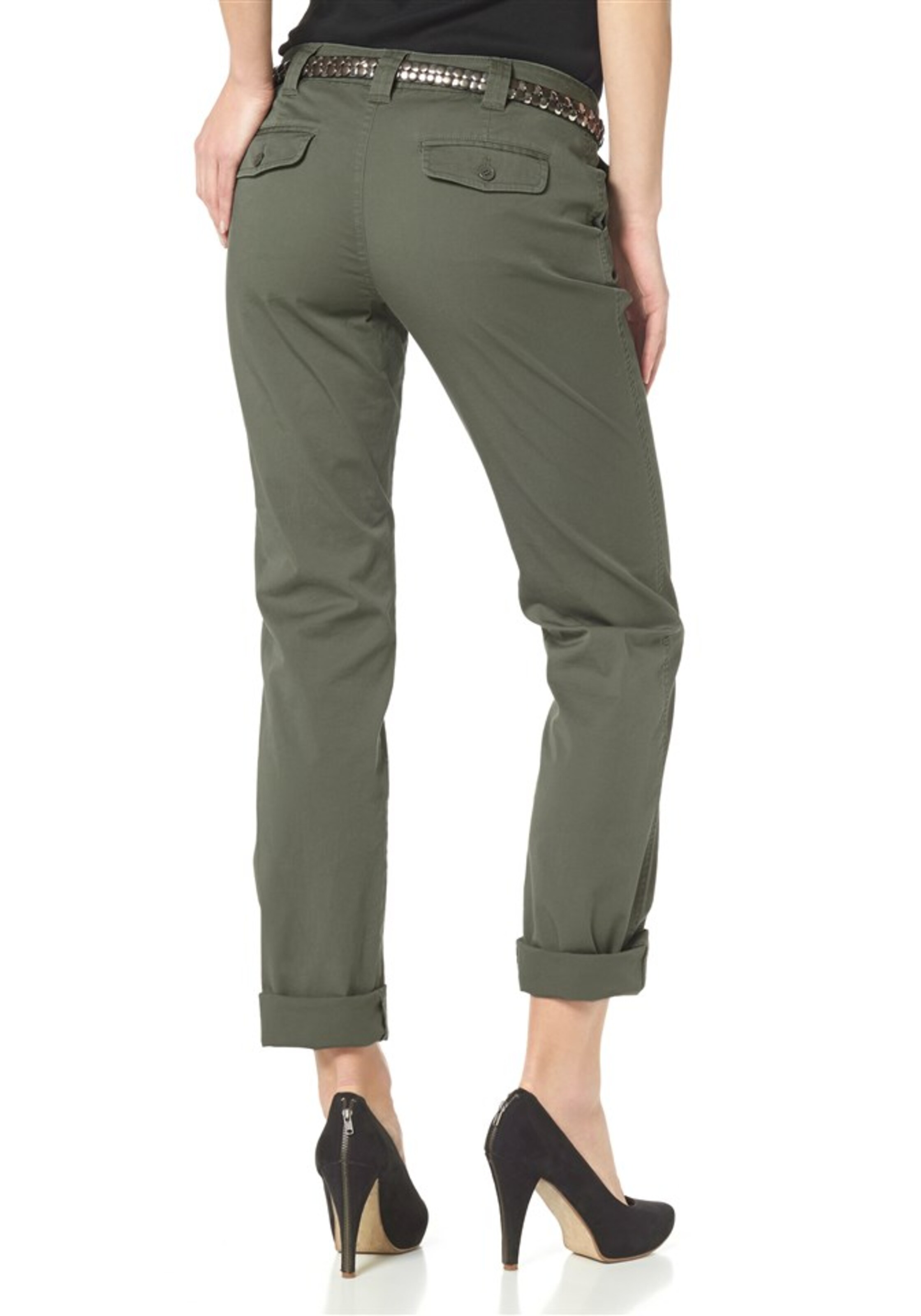 AJC Regular Chino Pants in Green