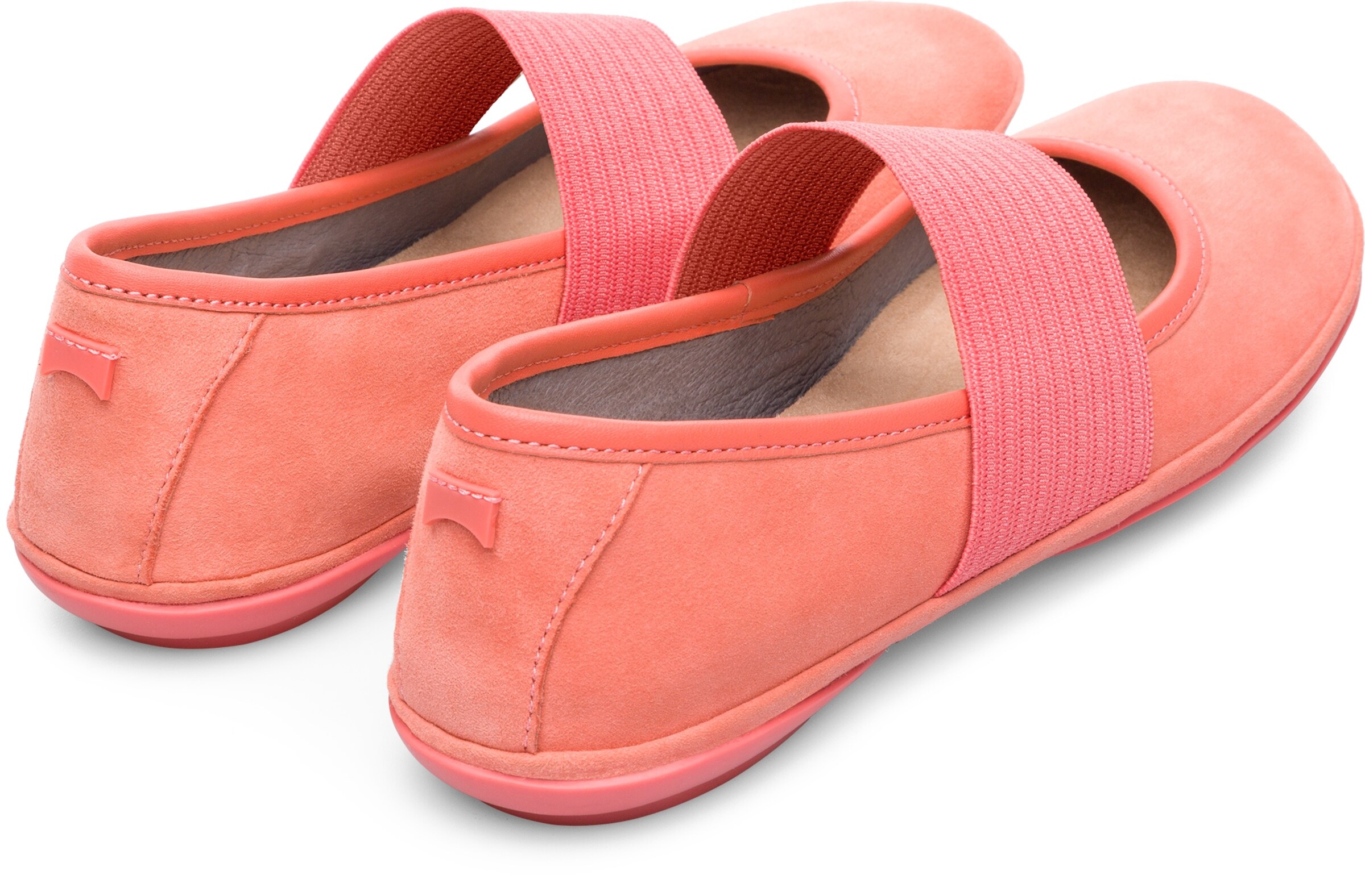 CAMPER Ballet Flats with Strap ' Right ' in Pink