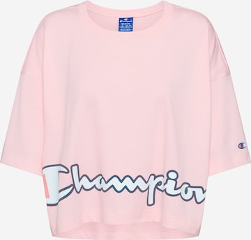 Champion Authentic Athletic Apparel Shirt in Pink: front