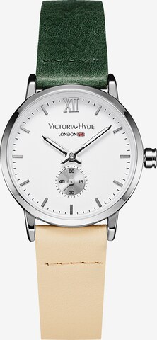 Victoria Hyde Analoog horloge 'London Eyes' in Beige: voorkant