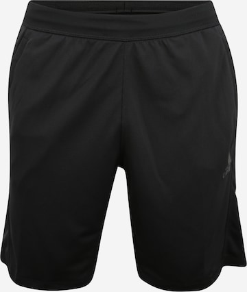 ADIDAS SPORTSWEAR Regular Sports trousers '3-Stripes 9-Inch' in Black: front