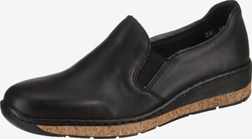 Rieker Classic Flats in Black: front