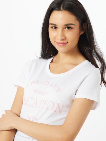 EINSTEIN & NEWTON T-shirt i vit