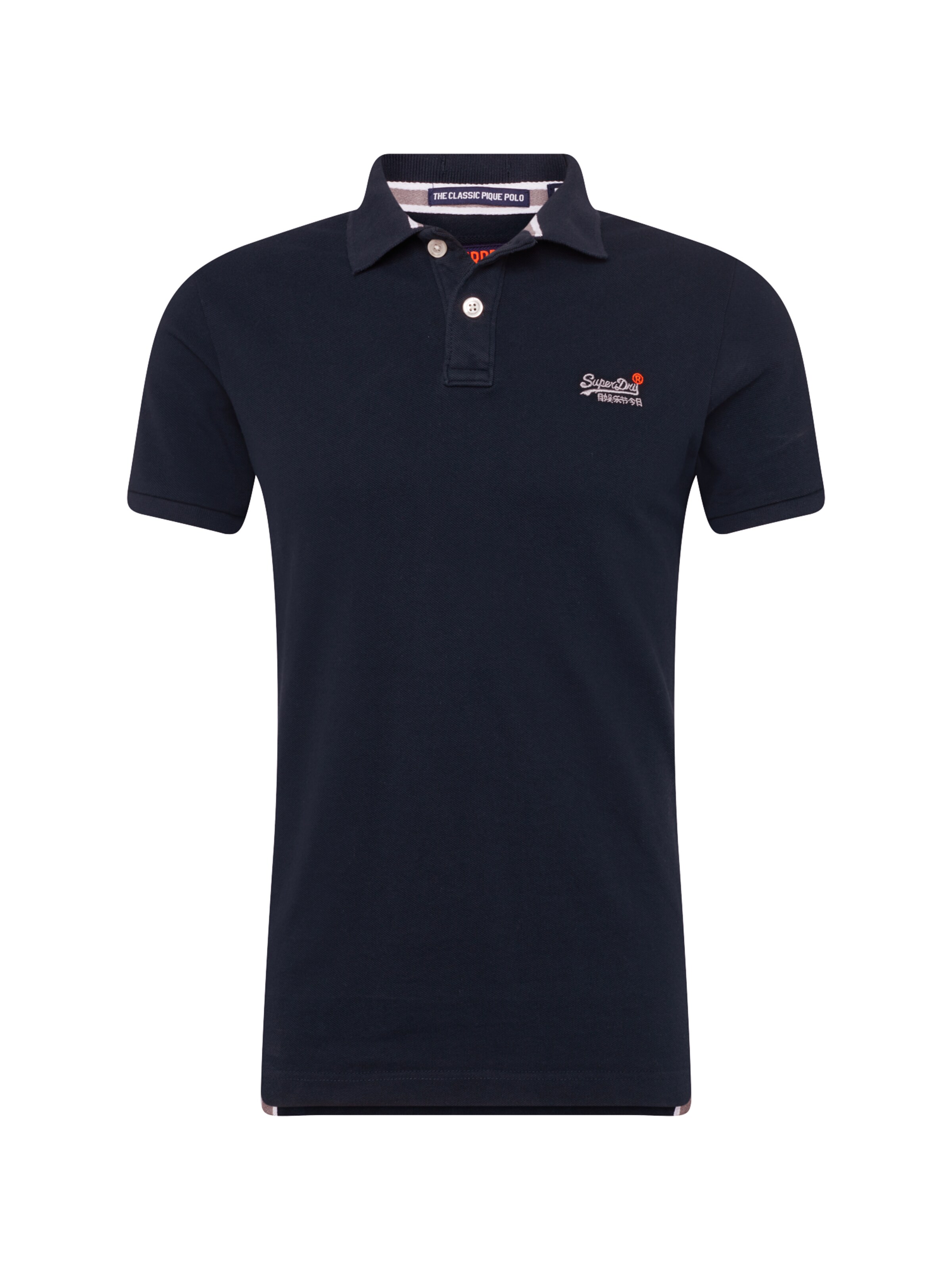 Superdry - Shirt 'CLASSIC PIQUE S/S POLO' in de kleur Navy