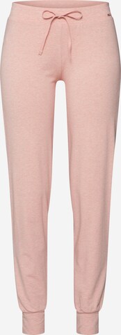 Pantalon de pyjama Skiny en rose : devant