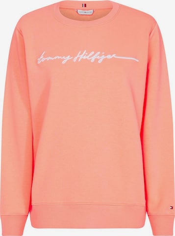 TOMMY HILFIGER Sweatshirt 'Annie' in Orange: predná strana