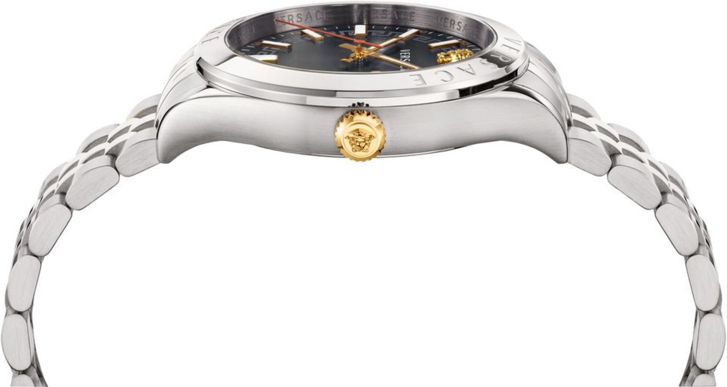 VERSACE Analog Watch in Silver