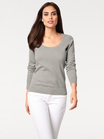 Pull-over heine en gris : devant