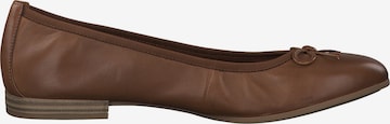 TAMARIS Ballet Flats in Brown