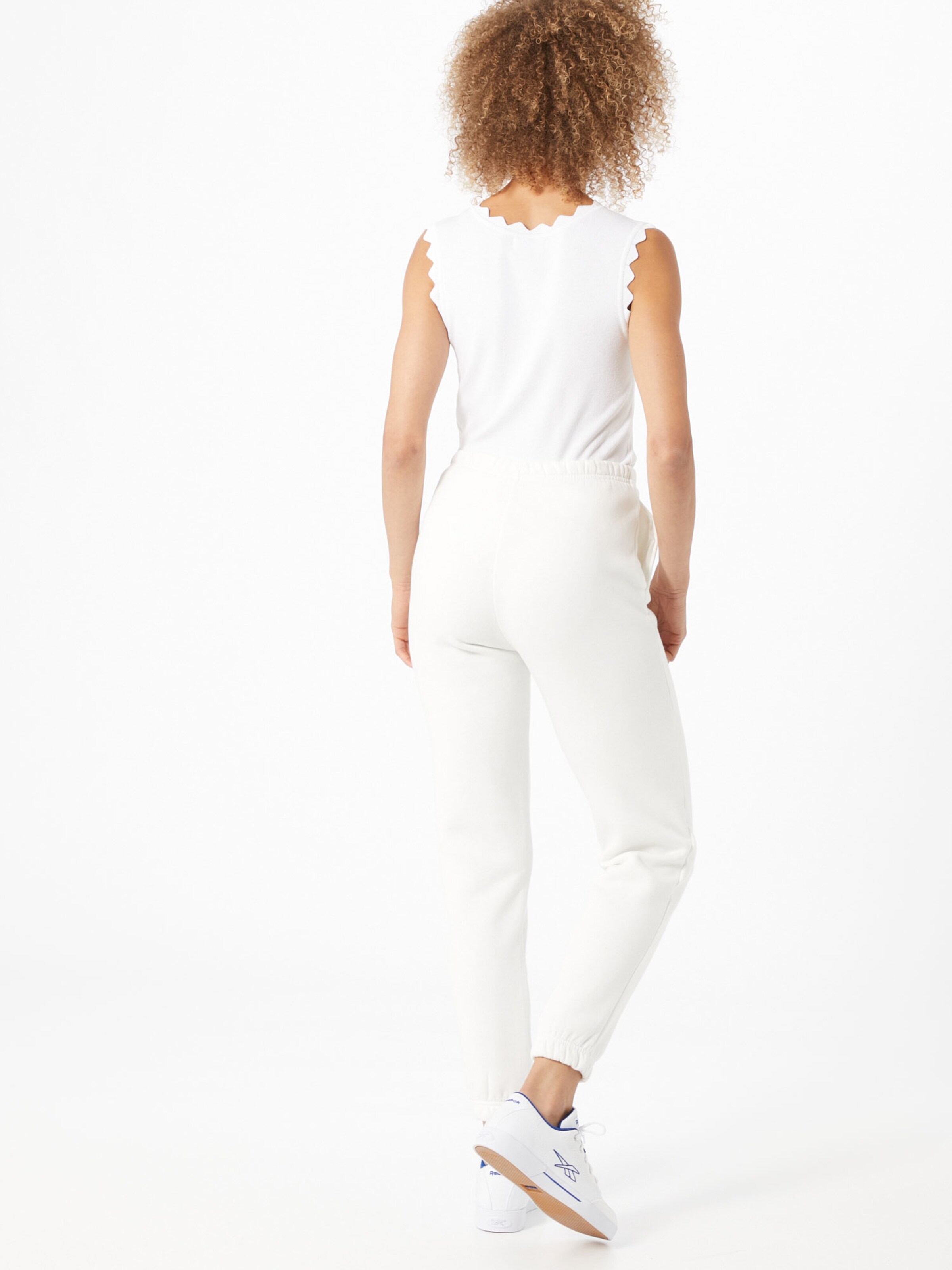 Femme Pantalon Gina Tricot en Blanc Cassé 
