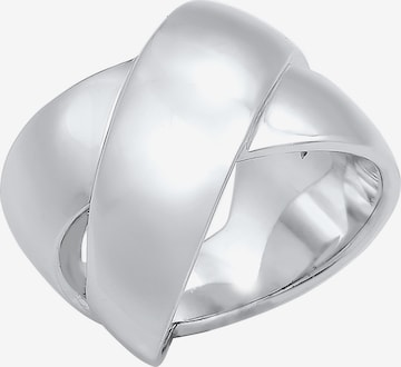 ELLI PREMIUM Ring Bandring in Silber: predná strana