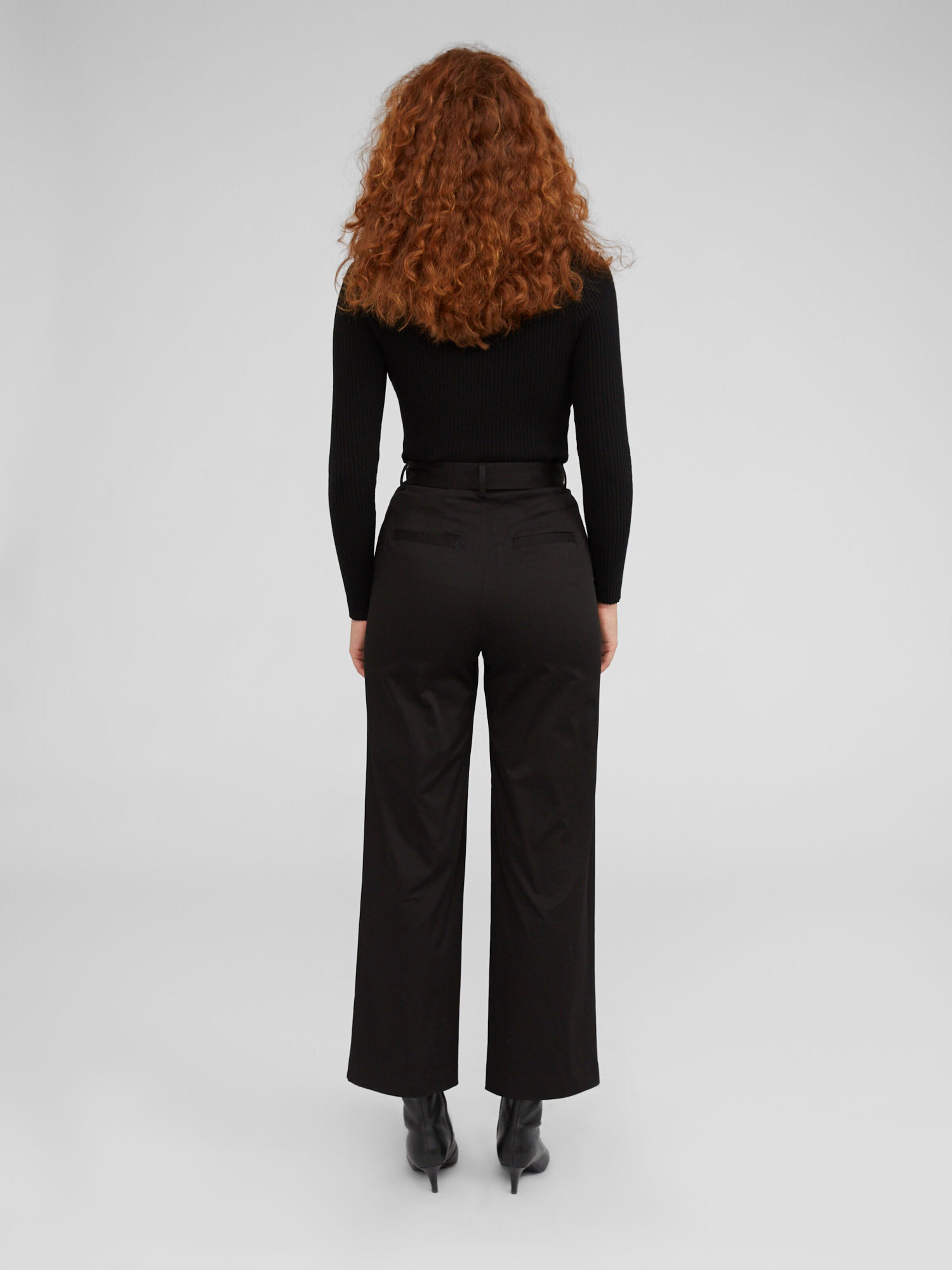 EDITED Broek 'Indra' in de kleur Zwart: Achteraanzicht