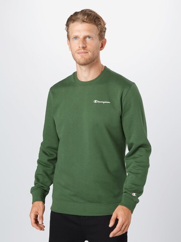 Champion Authentic Athletic Apparel Regular fit Μπλούζα φούτερ 'Legacy' σε πράσινο: μπροστά