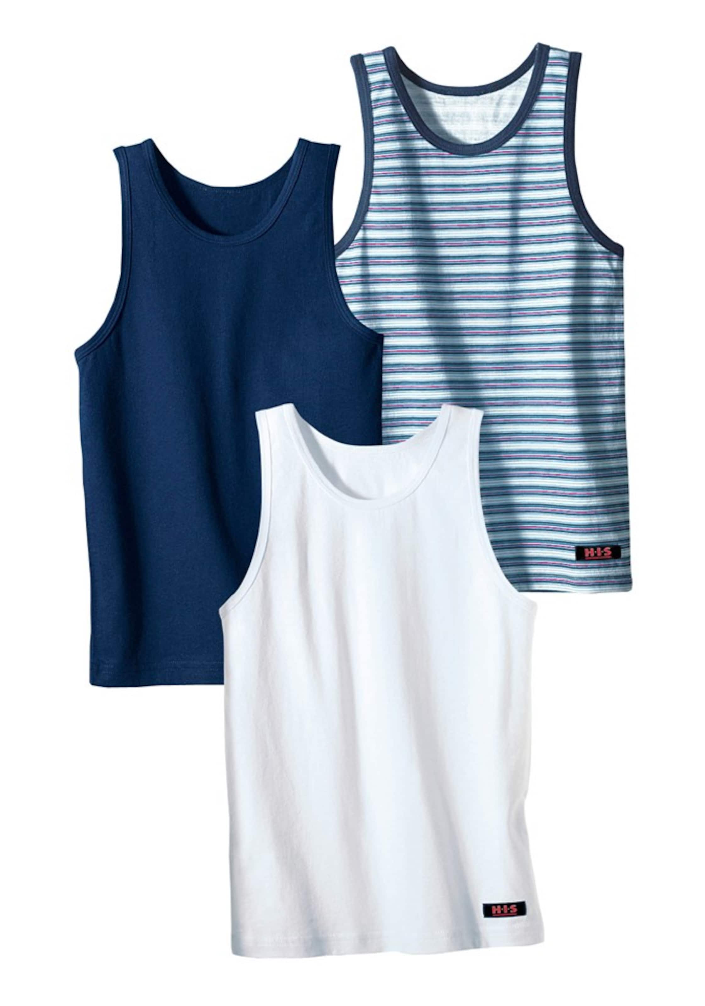 Maglietta intima di H.I.S in blu: frontale