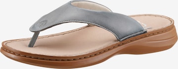 Rieker T-Bar Sandals 'Dianette' in Grey: front