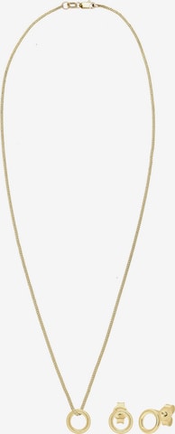 ELLI PREMIUM Jewelry Set 'Geo' in Gold: front