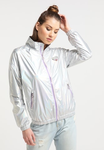 MYMO Between-Season Jacket in Silver: front