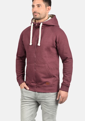 BLEND Zip-Up Hoodie 'Speedy' in Purple: front