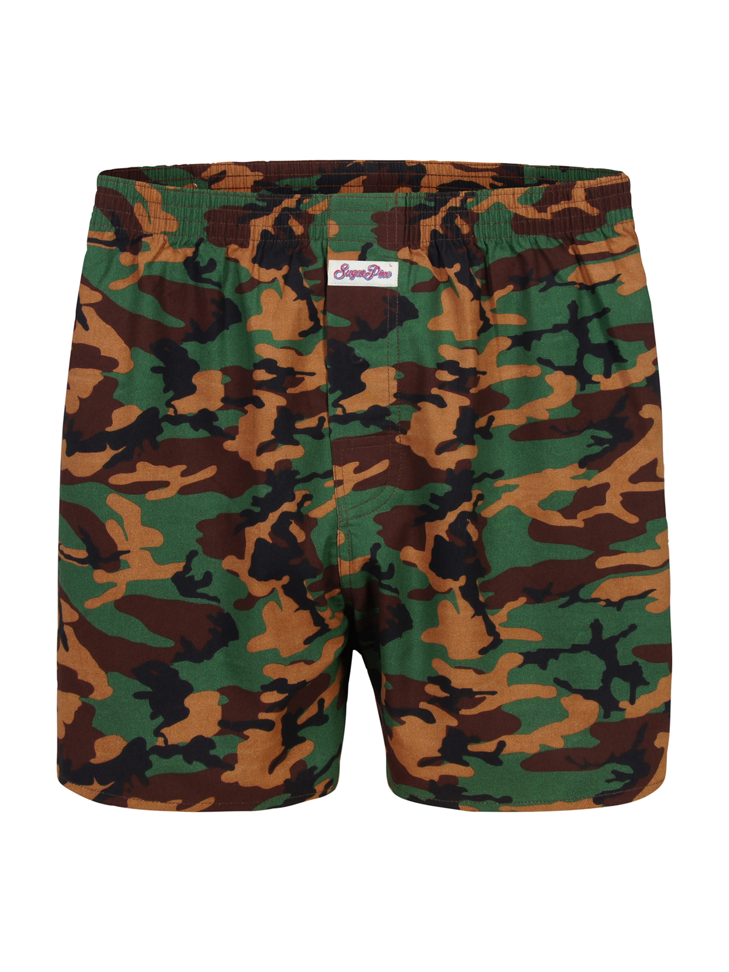 Sugar Pine Boxershorts ' Camouflage ' in Gemengde kleuren: voorkant
