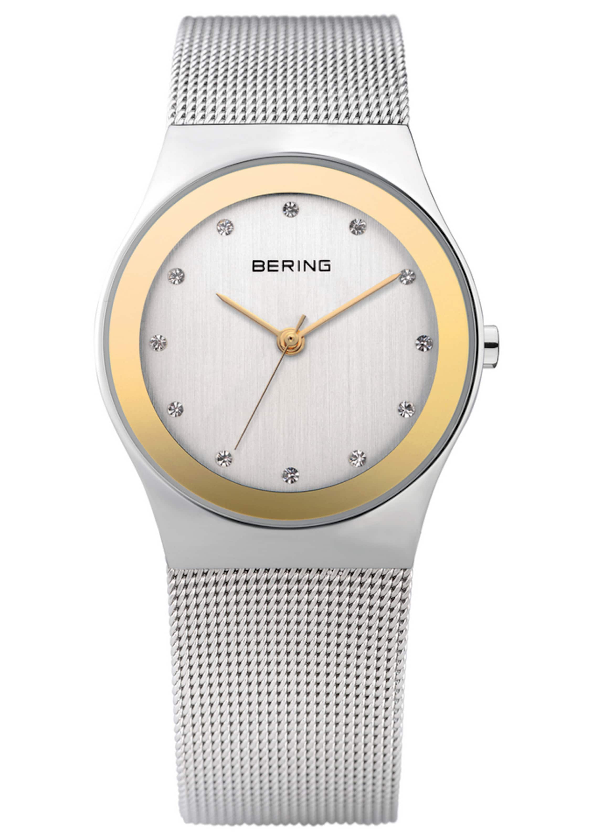 BERING Analoog horloge in Zilver: voorkant