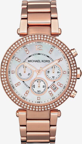 Michael Kors Analogna ura 'PARKER' | zlata barva: sprednja stran