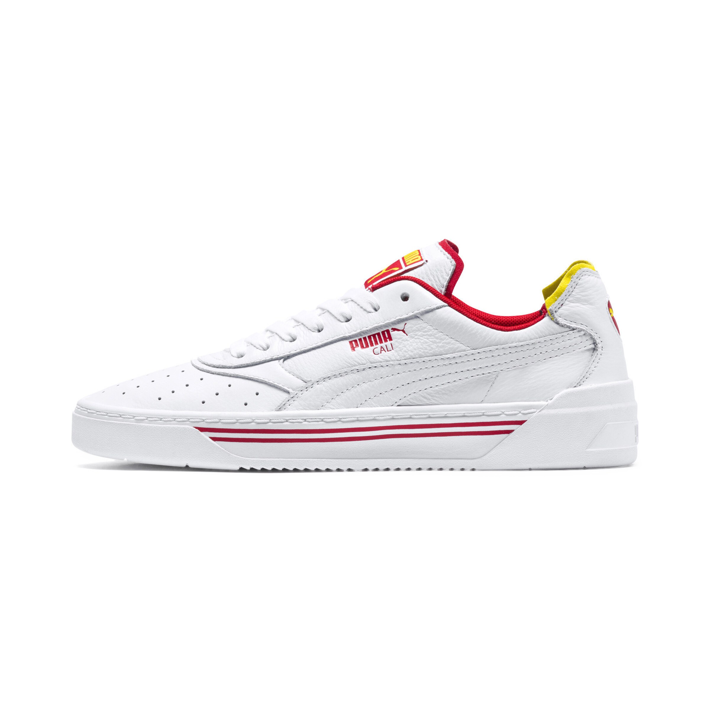PUMA Baskets basses 'Cali-0 Drive Thru' en jaune / rouge ...
