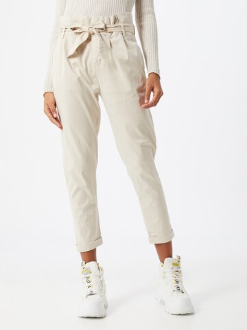 Cartoon Tapered Hose in Beige: Vorderseite