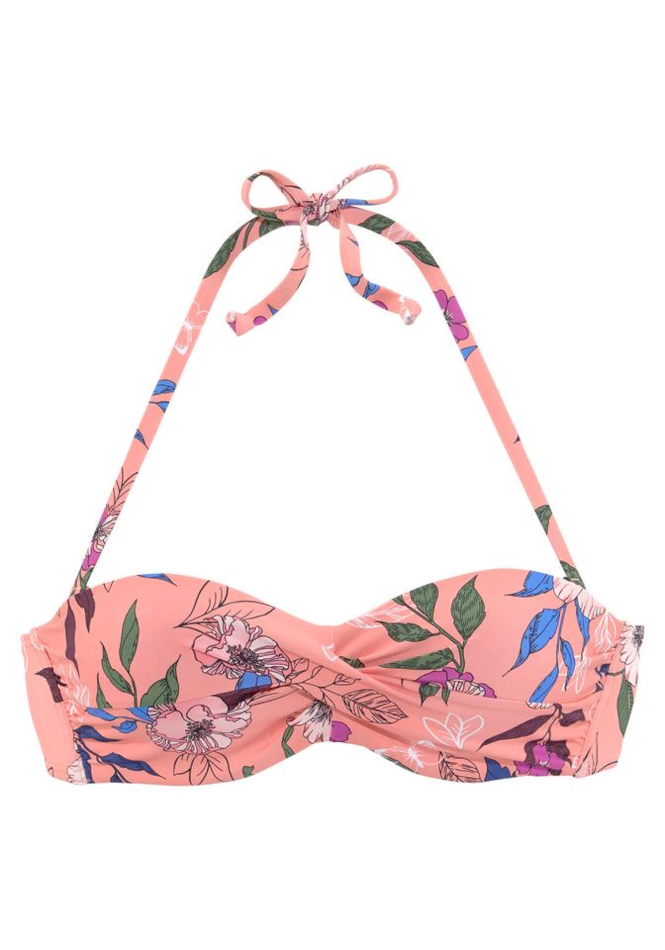 s.Oliver Bandeau Bikini top in Pink: front
