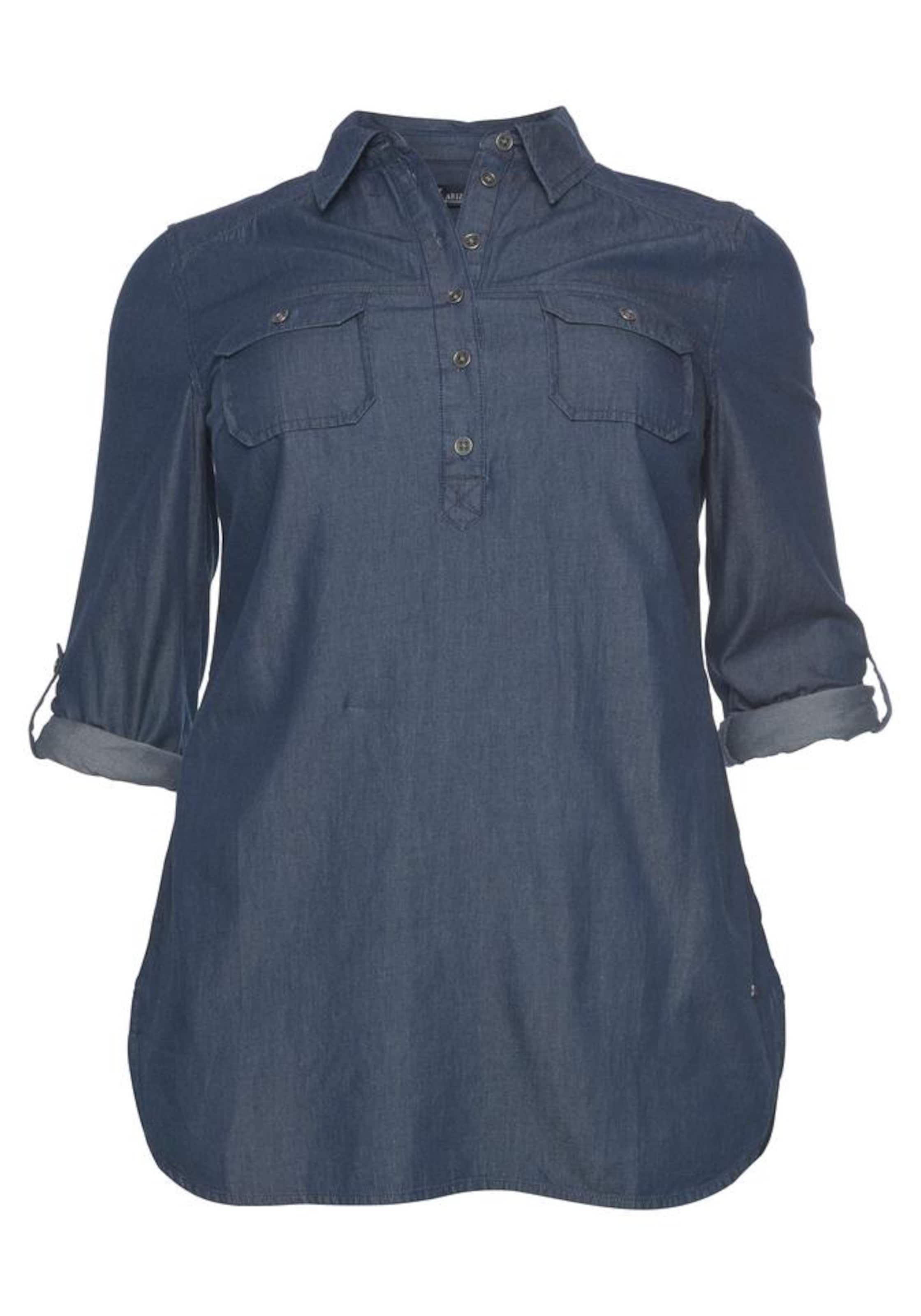 ARIZONA Jeansbluse in Blau: Vorderseite
