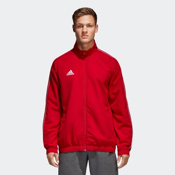 ADIDAS SPORTSWEAR Jacke 'Core 18' in Rot: predná strana